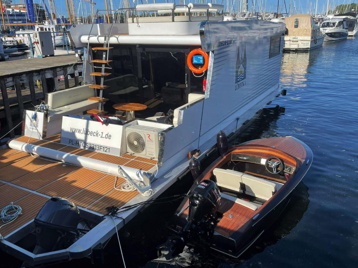 Hotel Hausboot mit Traumlage in Travemünde Lubeca Exterior foto