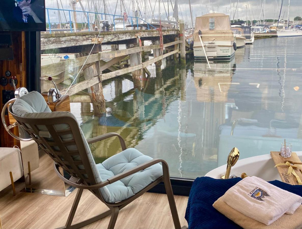 Hotel Hausboot mit Traumlage in Travemünde Lubeca Exterior foto